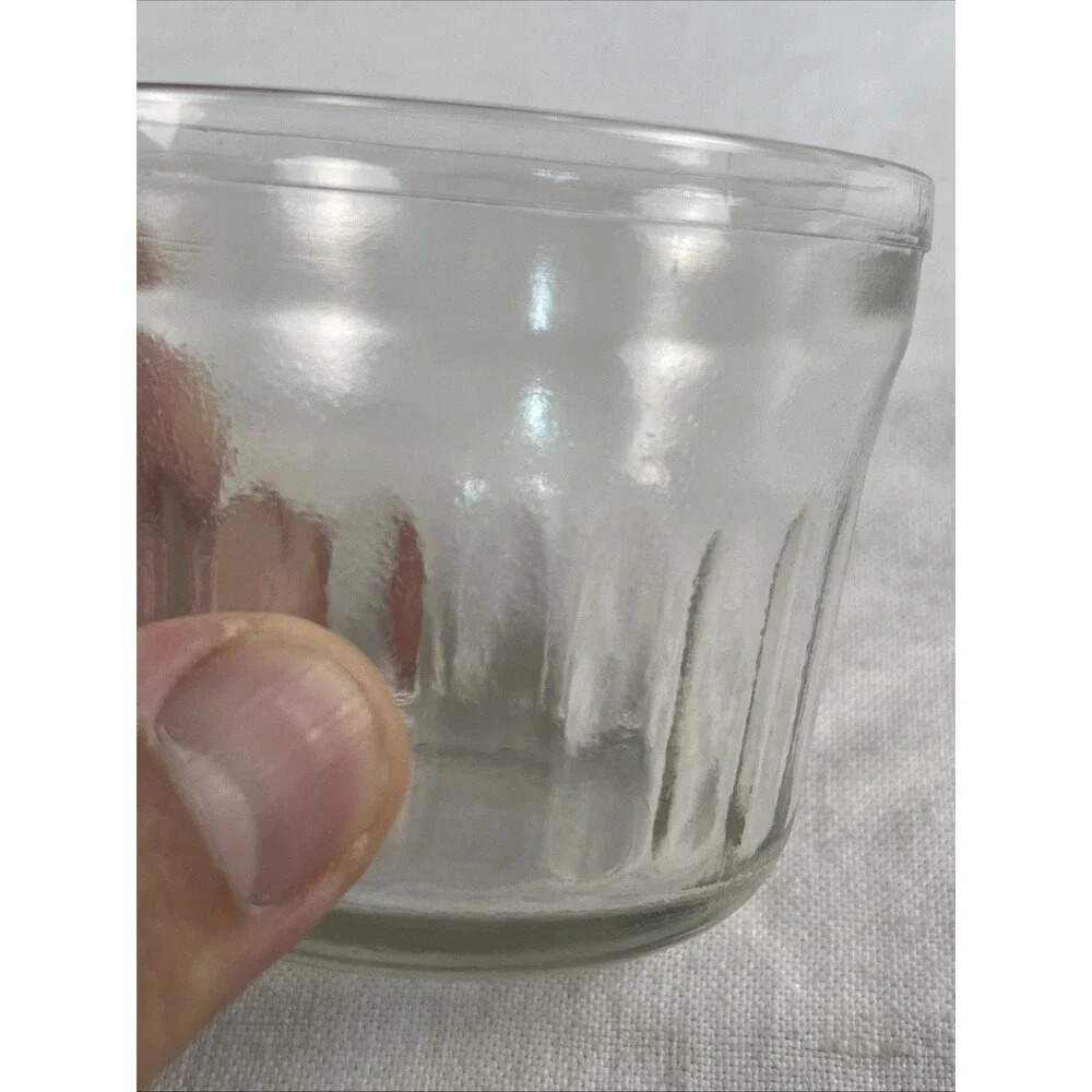 Vintage Ball Jelly Glass With Lid